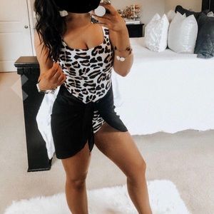 NWT Leopard One Piece Bathing Suit